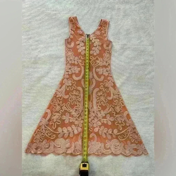 Sundance Women’s Cameo Dress. Orange/peach/white. Size SMALL - Picture 10 of 10